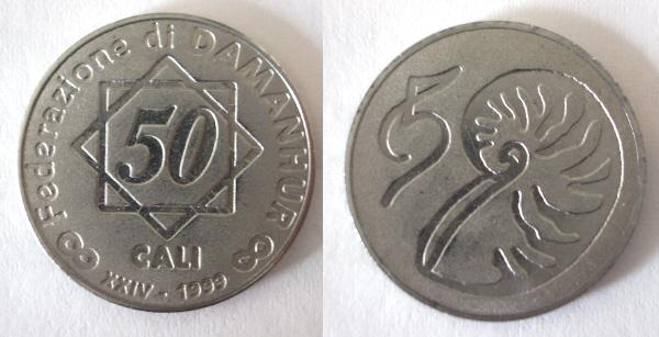 2419# RARA - DAMANHUR 50 Kali 1999 CuPo FC