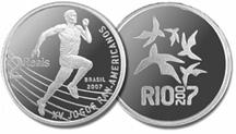 2794# COMEMORATIVA DOS XV JOGOS PAN-AMERICANOS RIO 2007 - Cupron