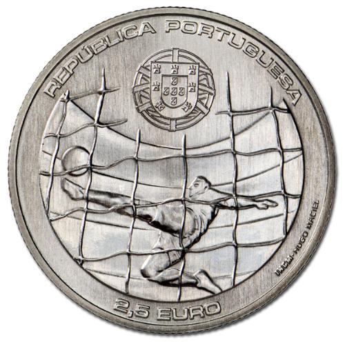 6234 Portugal 2,5 Euros 2014 Cupro Copa do Mundo 2014 Brasil - Imagem 2
