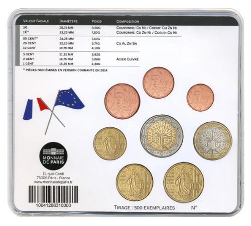 6247 França 3,88 Euros 2014 MiniSet BU Copa do Mundo 2014 Brasil - Imagem 2
