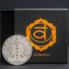 6524 # Camarões 2000 francos 2021 Prata 999 Ø50mm 2 OZ 62,2 g # Os 7 Chacras " SWADHISTHANA" Rara só 100 exemplares no mundo - Imagem 3